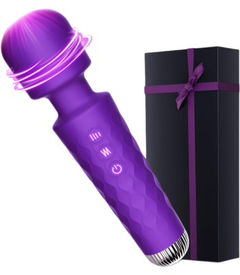 Sex Toys Vibrator Dildo for Women - Allovü Personal Wand Massager Vibrator, USB Rechargeable Vibrating Wand Vibrators Sex Toys for Pleasure, 10 Powerful Vibration Waterproof Adult Sex Toy for Couples