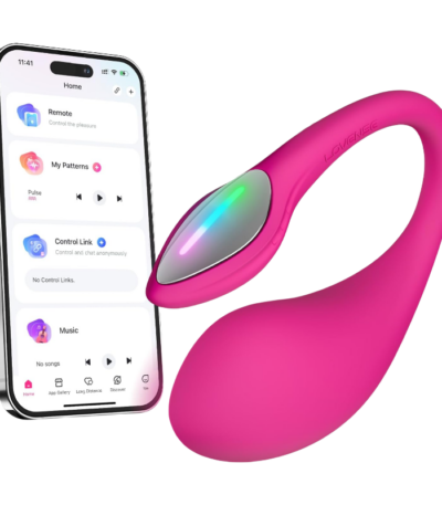LOVENSE Lush 4 Remote Control G-spot Vibrator, Wearable Long Distance Adult Sex Toys & Games with LED Light, App Controlled Egg Vibrators for Women Couples, Powerful Vibration, Discreet, Waterproof