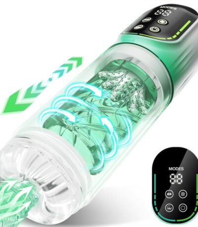 Automatic Male Masturbator Penis Pump, Male Sex Toys for Men Sex Toy Adult Toys Pocket Pussy Male Stroker Male Masturbators with 3 Pump & 7 Thrusting Rotating Vibrating Sucking Sex Machines & Devices APP Control PC