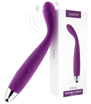 G Spot Dildo Vibrator Adult Sex Toys - SVAKOM Waterproof Personal Massager Finger Dildos Vibrators for Women - 5 * 5 Vibrations Adult Toy Female Clitoral Stimulator for Clit Nipple (More Powerful)