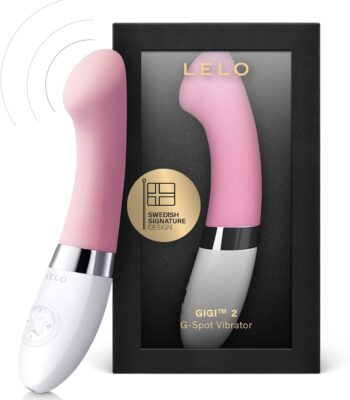 LELO Gigi 2 G Spot Vibrator for Her, Personal Massager, Powerful G Spot Toy with 8 Vibration Patterns for Mind Blowing Fun, Adult Toy, Pink