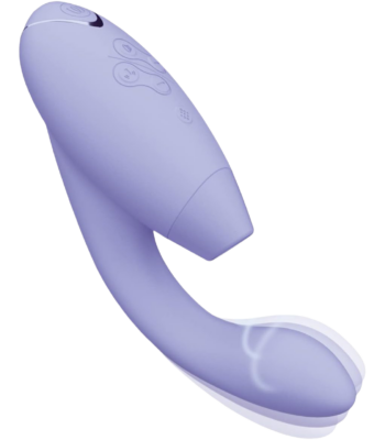 Womanizer Duo 2 Clitoral Sucker Rabbit Vibrator Sex Toy | Clit Sucking Gspot Vibrating Stimulator | Clitoris Suction | Sexual Pleasure Device | Dildo | Adult Toys for Women | Dual Stimulator | Lilac