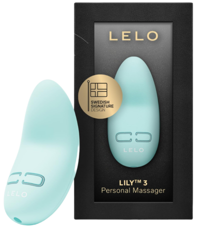 LELO Lily 3 Mini Vibrator for Women Discreet Vibrator Mini Bullet Vibrator with 10 Pleasure Settings Waterproof Vibrator Design, Polar Green
