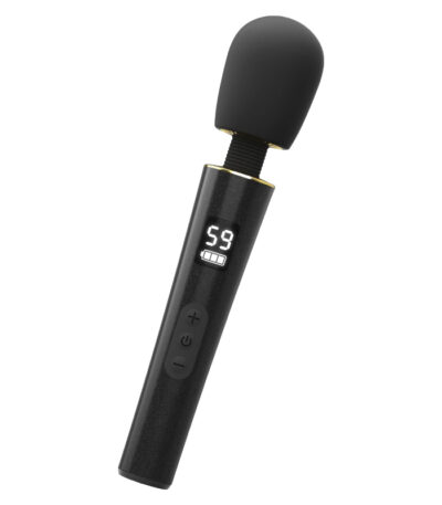 Tracy's Dog Vibrator Wand Massager - Mini Vibrating Wand for Clitoral Stimulation, Travel-Friendly Adult Toys with 9 Vibrations & 5 Speeds, Powerful Cordless Sex Toy with LED Display for Women Couple