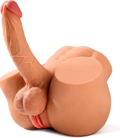 Shemale Sex Doll with 7.2in Realistic Huge Dildo, Unisex Trans Sex Dolls Flexible Cock Gay Sex Toys for Women Elasticity Tight Vagina Anus Masturbator Male Sex Doll Adult Sex Toy for Men Female 8LB