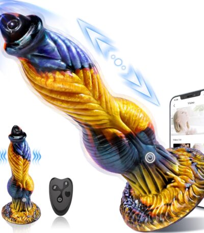 Thrusting Dildo Sex Toys Vibrator - 10.2" 4IN1 Huge Thick Dildos Anal Toys, Monster Big Dildo Upgraded App Remote Control Multi-Modes, Suction Cup Fantasy Dildo Adult Sex Toys & Games for Men Women
